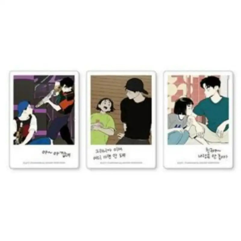 After School Lessons for Unripe Apples Winter Holiday Pop-Up - Polaroid Magnet - Winter Holiday - Magnet - Harumio