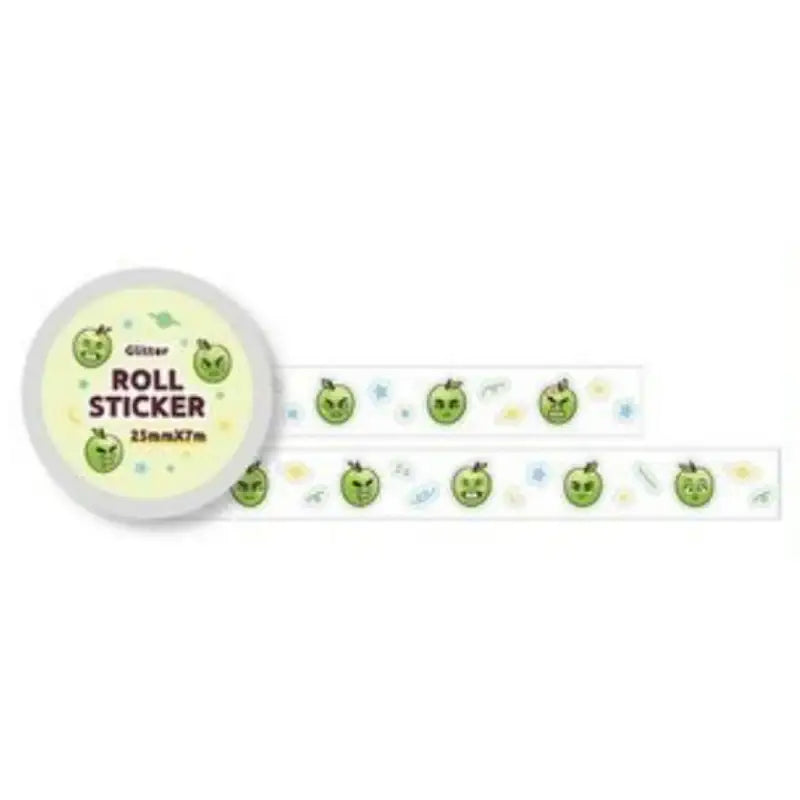 After School Lessons for Unripe Apples Winter Holiday Pop-Up - Transparent Roll Sticker - Winter Holiday - Sticker - Harumio