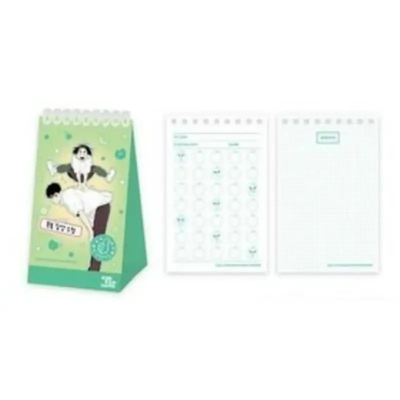 After School Lessons for Unripe Apples Winter Holiday Pop-Up - Goal Achievement Desk Notebook - Winter Holiday - Notebook - Harumio