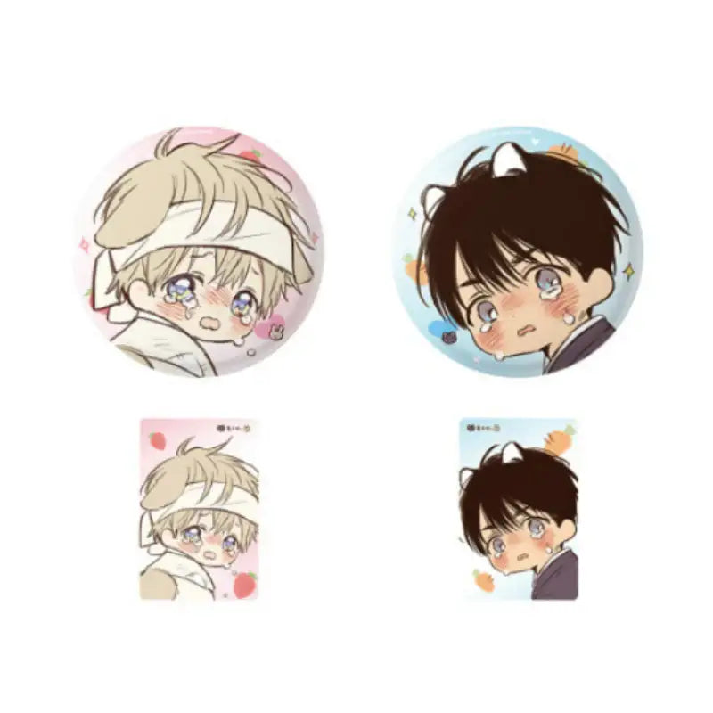 No Love Zone x GOODSBEE - Can Badge Set - GOODSBEE - Can Badge - Harumio