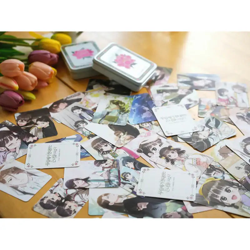 I Became the Despised Granddaughter of the Powerful Martial Arts Family - Tin Case Set - PolarFox - Collecting Cards - Harumio