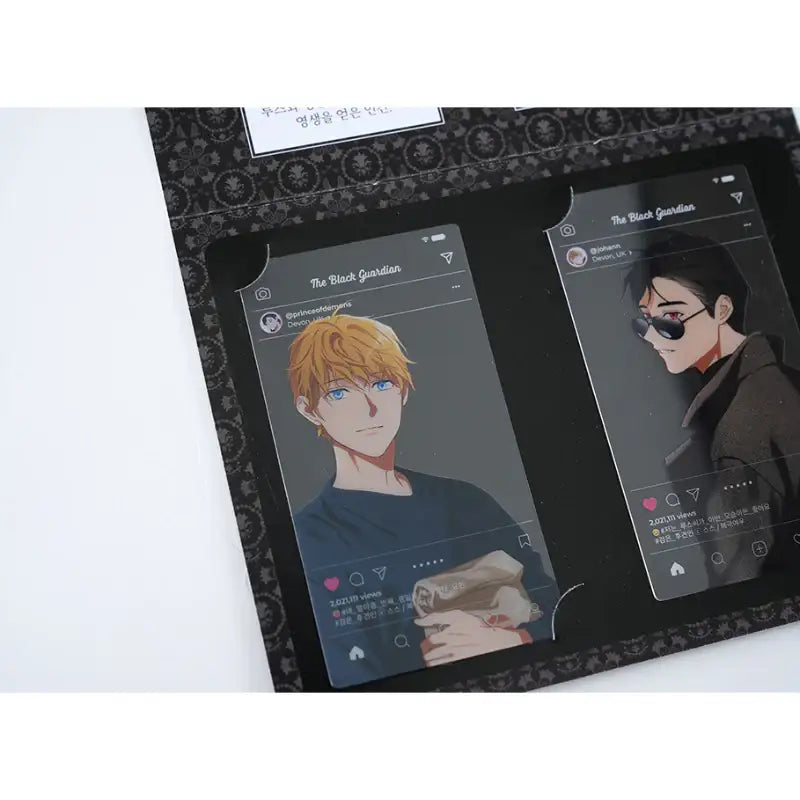 Black Guardian - Transparent Photocard Set - PolarFox - Transparent Photocard - Harumio