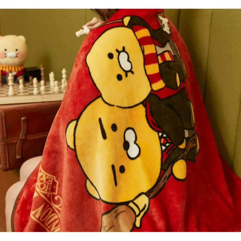 Harry Potter x Kakao Friends - Ryan & Choonsik Blanket - Kakao Friends - Blanket - Harumio