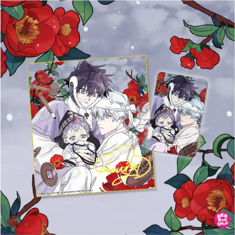 Surge Towards You - Autographed Color Paper + Card Tag - Webtoon Shop - Autographed Paper - Harumio
