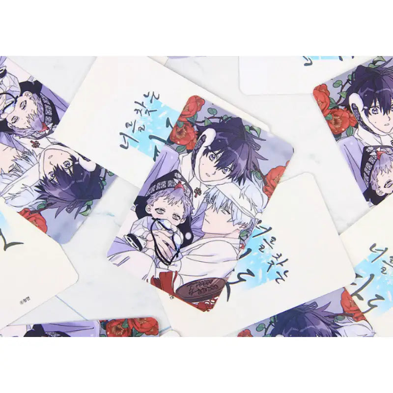 Surge Towards You - Autographed Color Paper + Card Tag - Webtoon Shop - Autographed Paper - Harumio