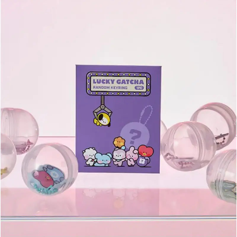 Line Friends x BT21 - Minini Lucky Gacha PVC Random Keyring - BT21 - Keyring - Harumio