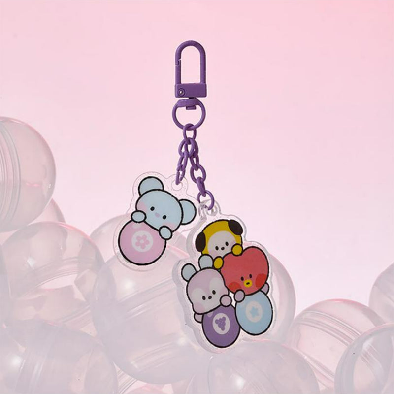 Line Friends x BT21 - Minini Lucky Gacha Acrylic Keyring