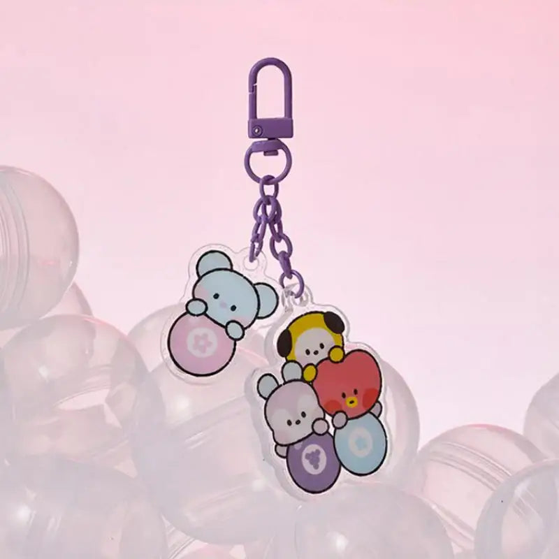 Line Friends x BT21 - Minini Lucky Gacha Acrylic Keyring - BT21 - Keyring - Harumio