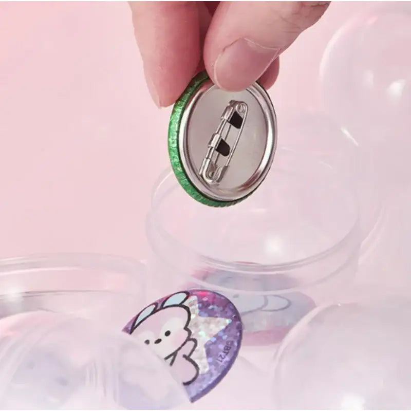 Line Friends x BT21 - Minini Lucky Gacha Mini Can Badge Set - BT21 - Can Badge - Harumio