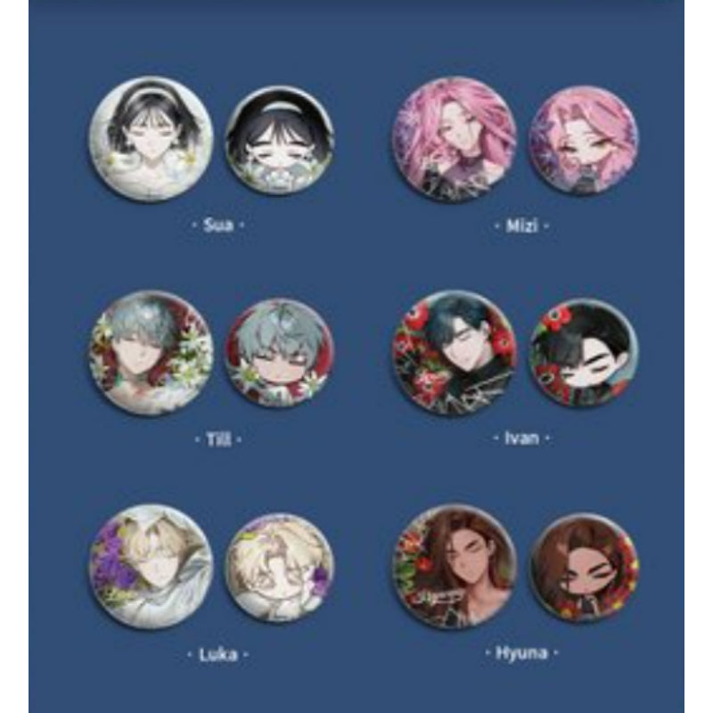 MARCHMONSTER x Alien Stage - Drowing Bloom Series Can Badge Set - MARCHMONSTER - Can Badge - Harumio