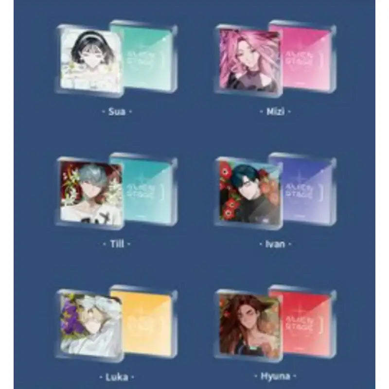 MARCHMONSTER x Alien Stage - Drowing Bloom Series Mini Acrylic Block (Random) - MARCHMONSTER - Acrylic Block - Harumio