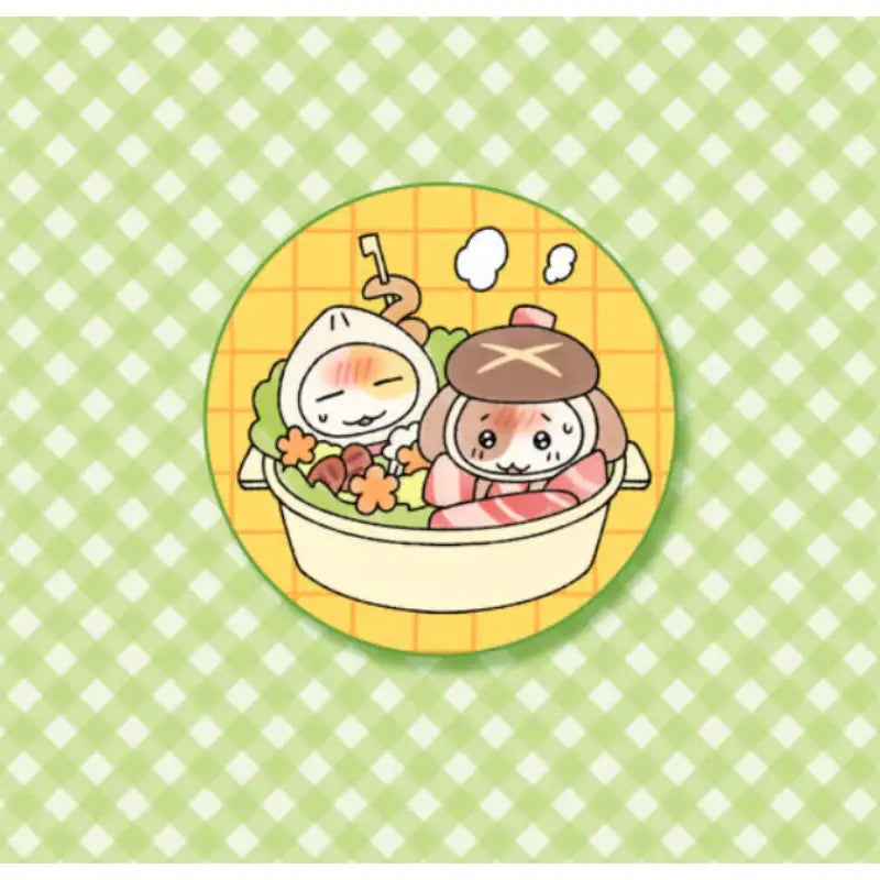Myonyang & Meonggu's Bakery - Together Hotpot Badge - YourMana - Badge - Harumio