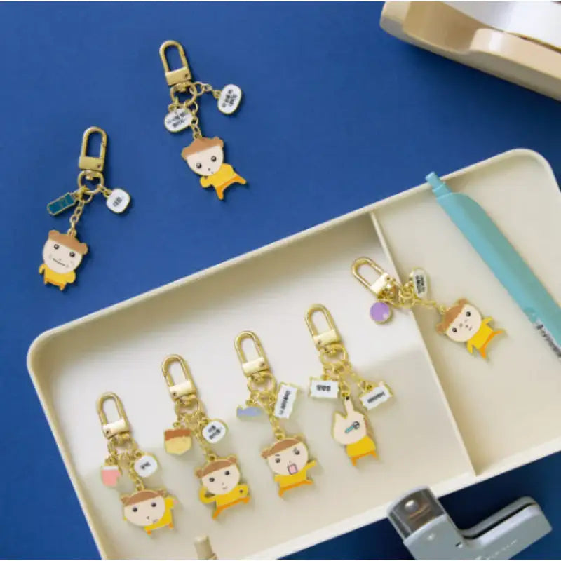 Maru Is a Puppy - Metal Keyring - Webtoon Friends - Keyring - Harumio