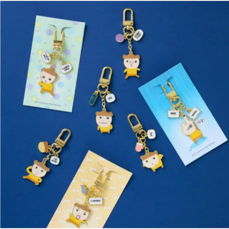 Maru Is a Puppy - Metal Keyring - Webtoon Friends - Keyring - Harumio