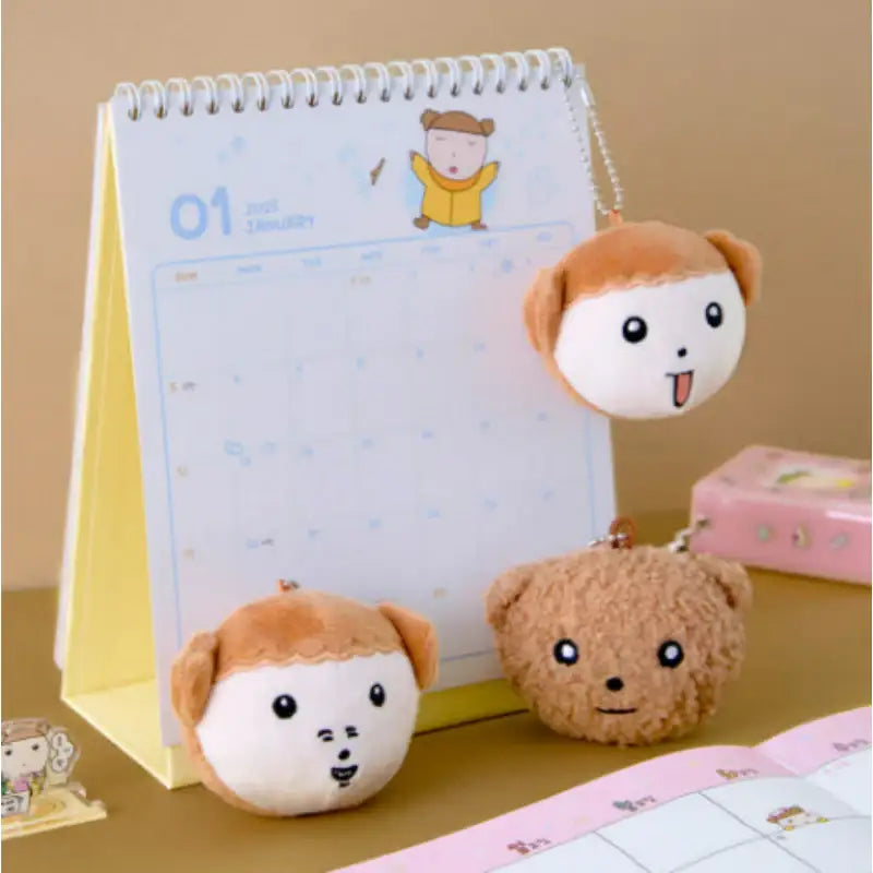 Maru Is a Puppy - Face Keyring - Webtoon Friends - Keyring - Harumio