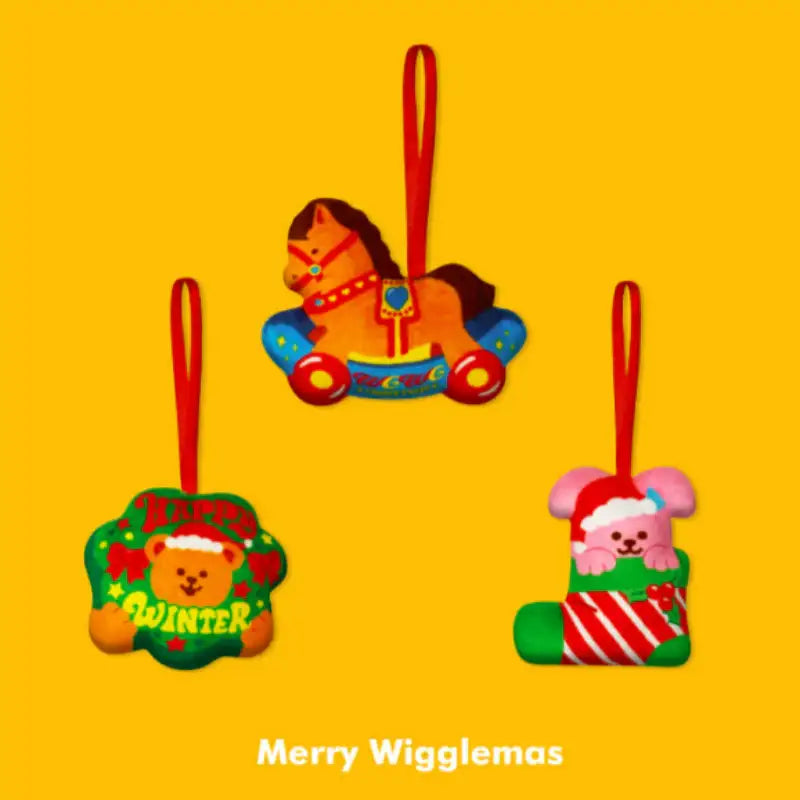 Wiggle Wiggle - Ornament 3P Set - Wiggle Wiggle - Accessories - Harumio