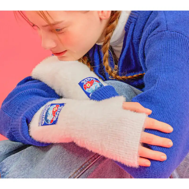 Wiggle Wiggle - Happy Winter White Hand Warmer - Wiggle Wiggle - Hand Warmer - Harumio