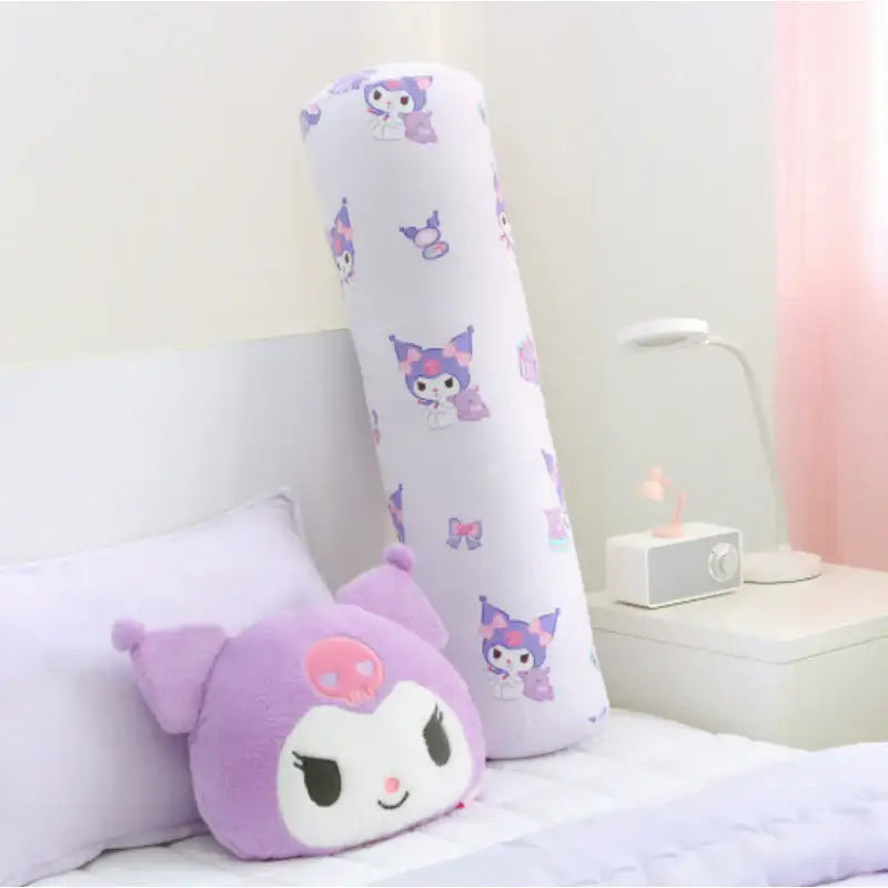 NARA HOME DECO x Sanrio - Kuromi Round Body Pillow - NARA HOME DECO - Long pillow - Harumio
