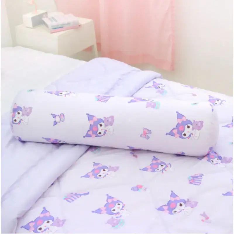 NARA HOME DECO x Sanrio - Kuromi Round Body Pillow - NARA HOME DECO - Long pillow - Harumio