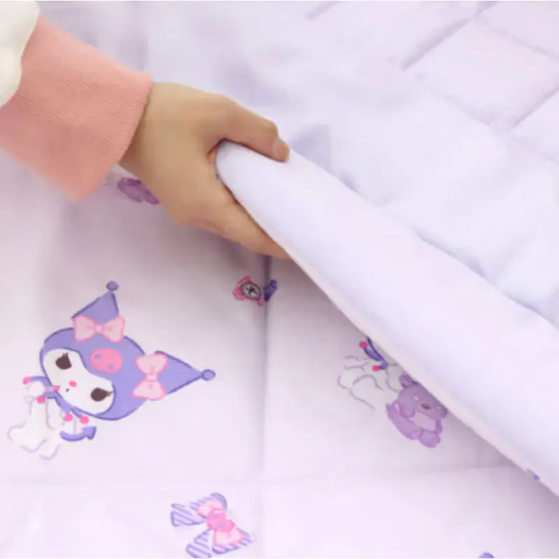 NARA HOME DECO X Sanrio - Kuromi Quilt Beautiful Up - NARA HOME DECO - Blanket - Harumio