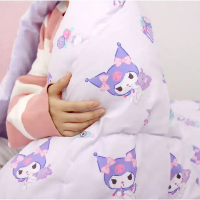 NARA HOME DECO X Sanrio - Kuromi Quilt Beautiful Up - NARA HOME DECO - Blanket - Harumio