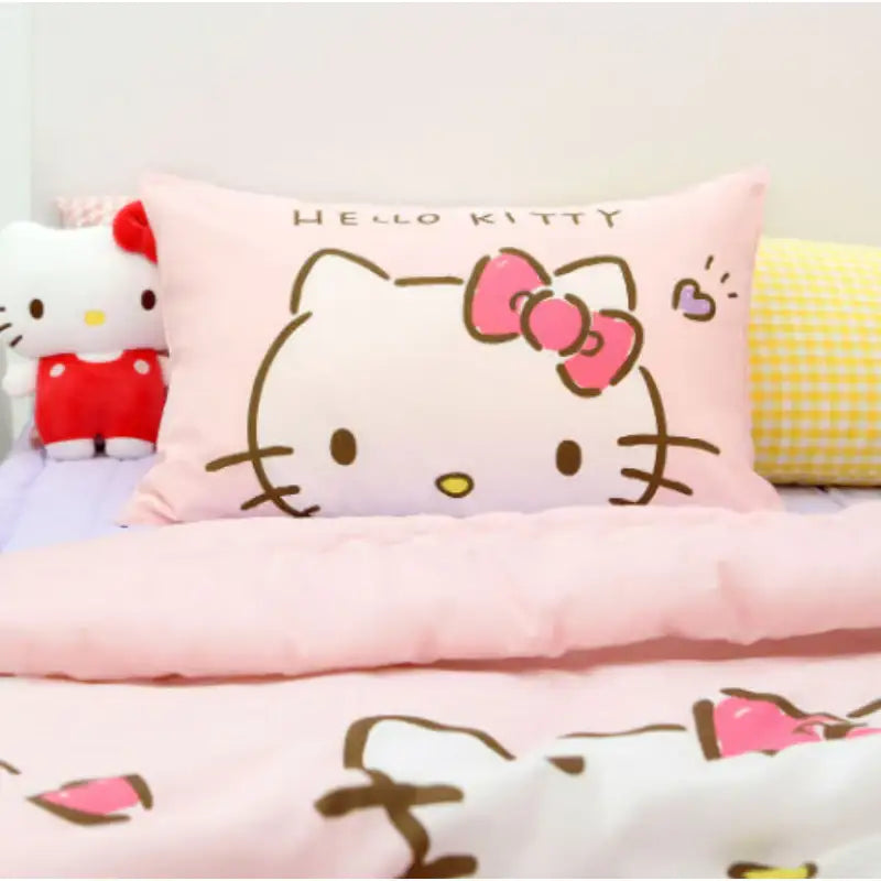 NARA HOME DECO X Sanrio - Picnic Hello Kitty Bedding Set - NARA HOME DECO - Blanket - Harumio