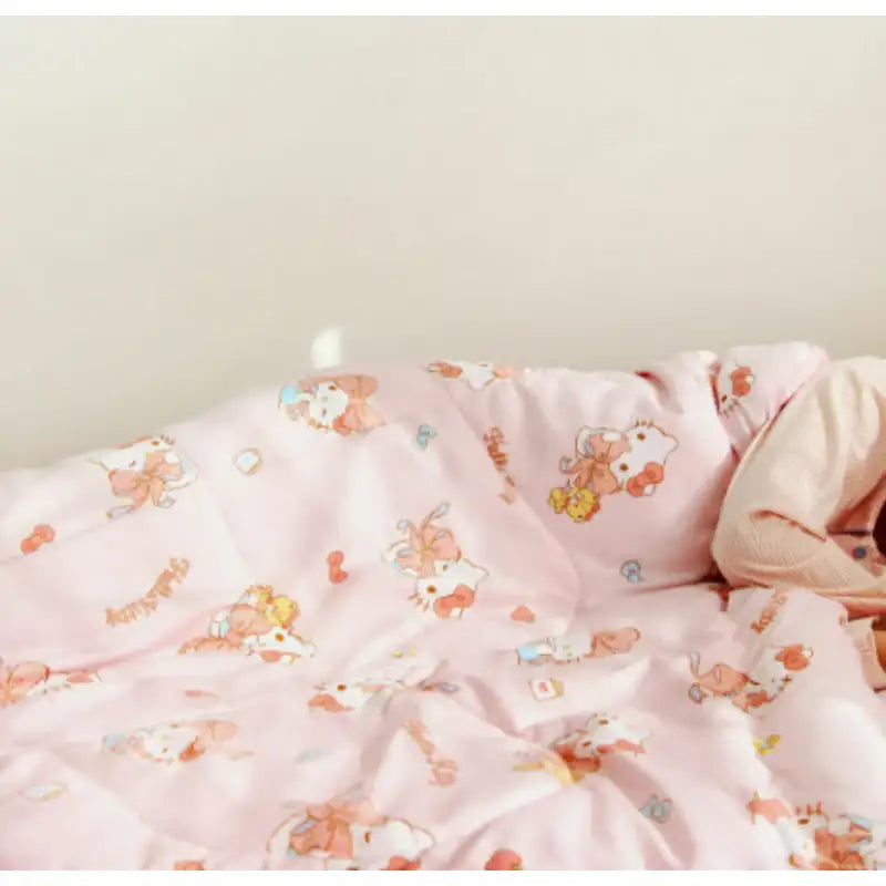 NARA HOME DECO X Sanrio - New Ribbon Hello Kitty Blanket - NARA HOME DECO - Blanket - Harumio