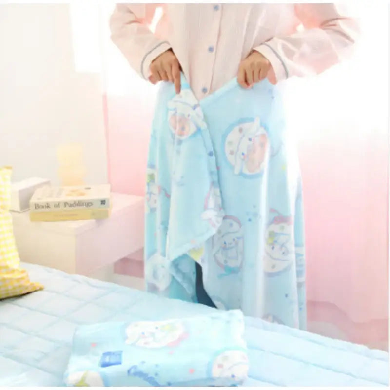 NARA HOME DECO X Sanrio - Cinnamoroll Sugar Frill Blanket - NARA HOME DECO - Blanket - Harumio