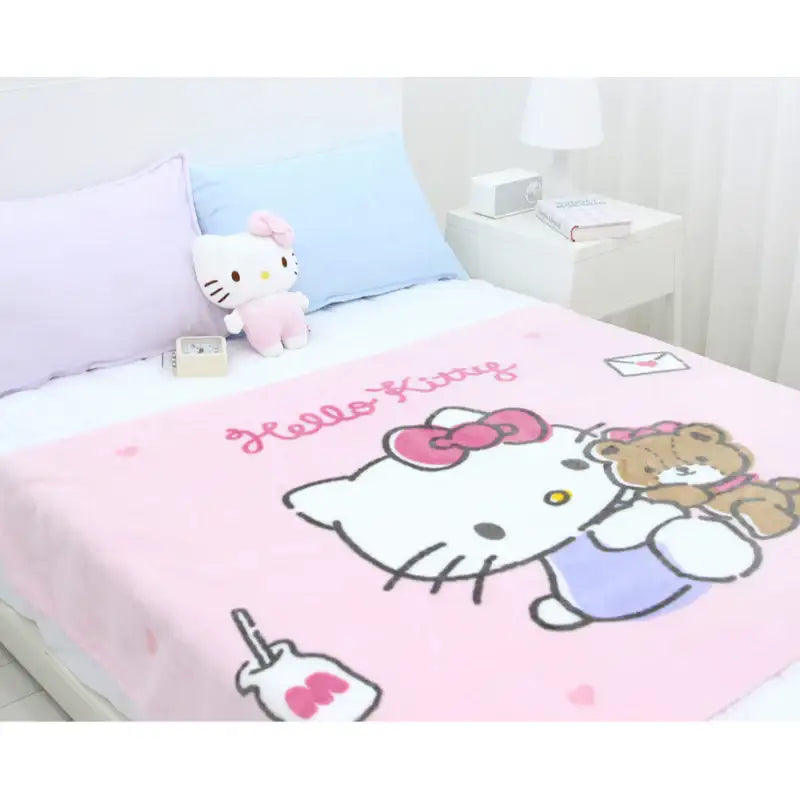 NARA HOME DECO X Sanrio - Hello Kitty Hug Blanket - NARA HOME DECO - Blanket - Harumio
