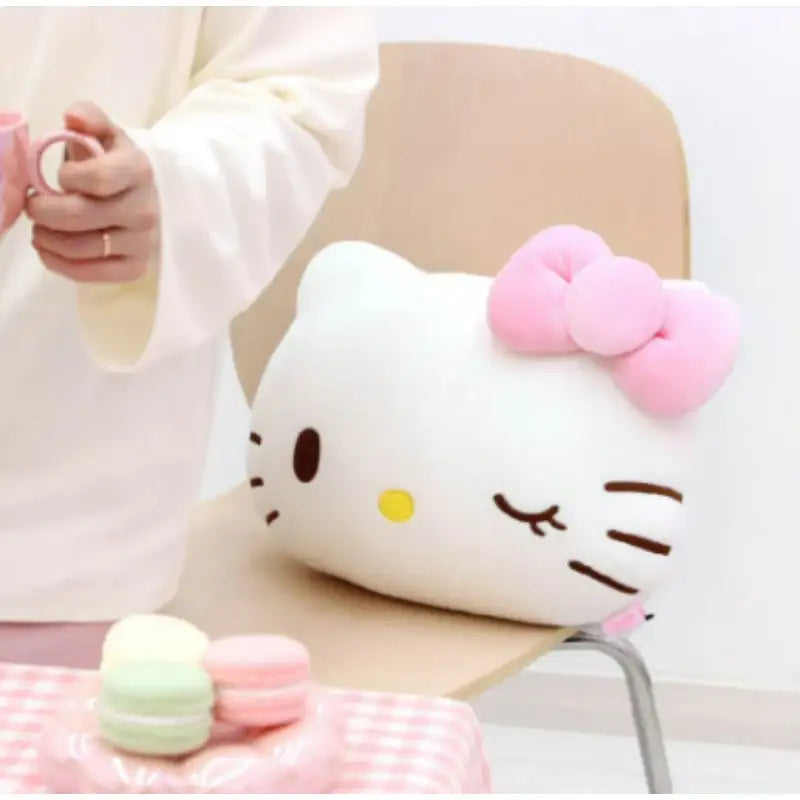 NARA HOME DECO x Sanrio - Wink Hello Kitty Face Cushion - NARA HOME DECO - Home & Living - Harumio