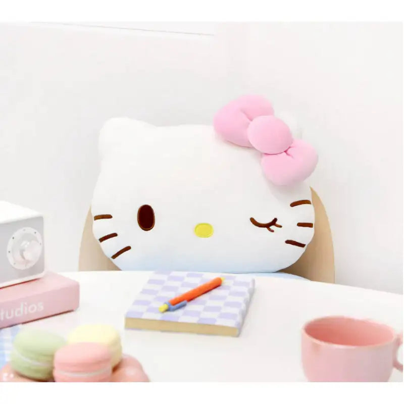NARA HOME DECO x Sanrio - Wink Hello Kitty Face Cushion - NARA HOME DECO - Home & Living - Harumio