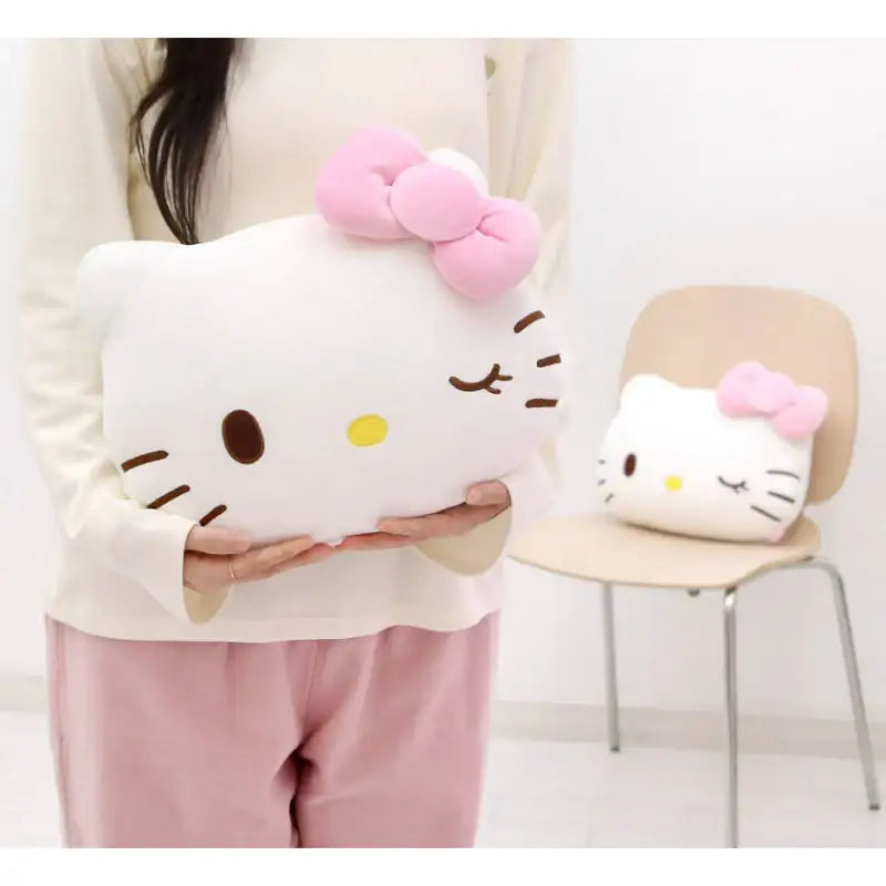 NARA HOME DECO x Sanrio - Wink Hello Kitty Face Cushion - NARA HOME DECO - Home & Living - Harumio
