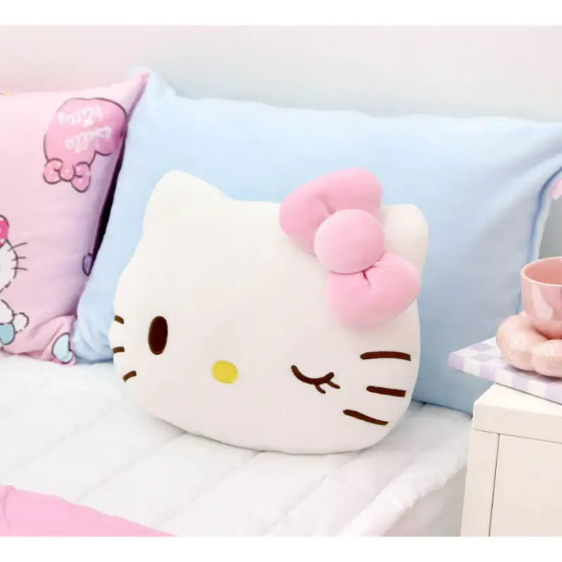 NARA HOME DECO x Sanrio - Wink Hello Kitty Face Cushion - NARA HOME DECO - Home & Living - Harumio
