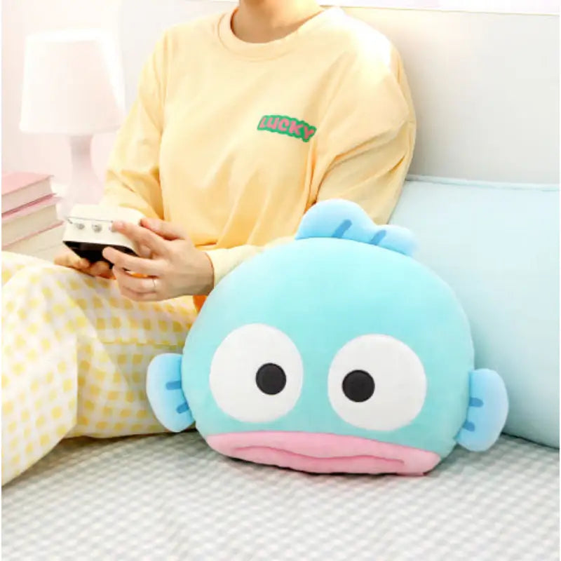 NARA HOME DECO x Sanrio - Funny Hangyodon Face Cushion - NARA HOME DECO - Home & Living - Harumio