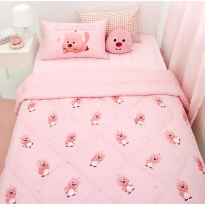 NARA HOME DECO X Zanmang Loopy - Happy Day Bedding Set - NARA HOME DECO - Blanket - Harumio