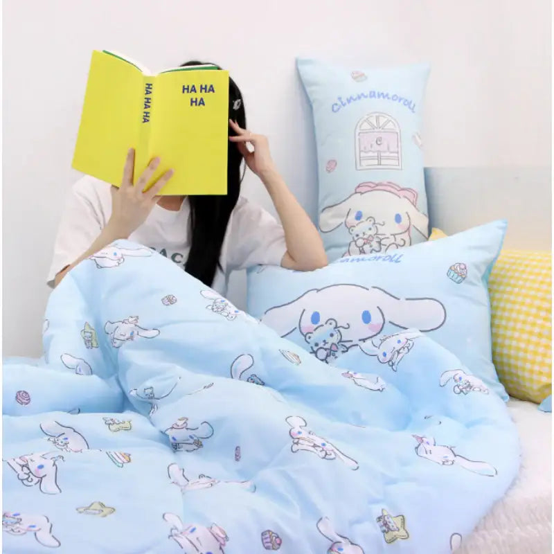 NARA HOME DECO x Sanrio - Cinnamoroll Pure Cotton Pillow Cover Milky - NARA HOME DECO - Home & Living - Harumio