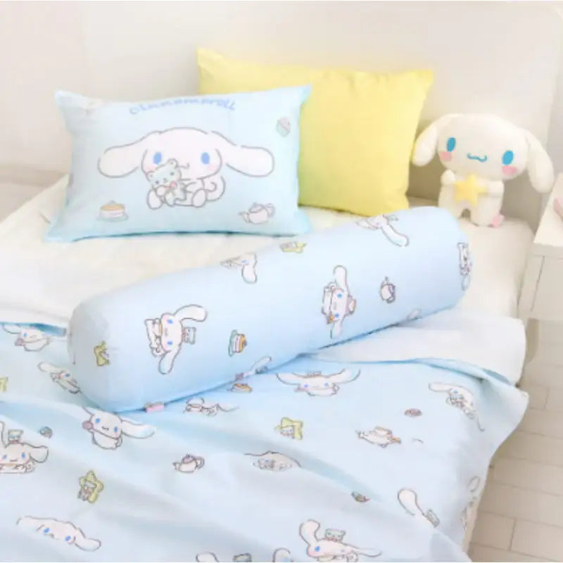 NARA HOME DECO x Sanrio - Cinnamoroll Round Body Pillow Milky - NARA HOME DECO - Long pillow - Harumio