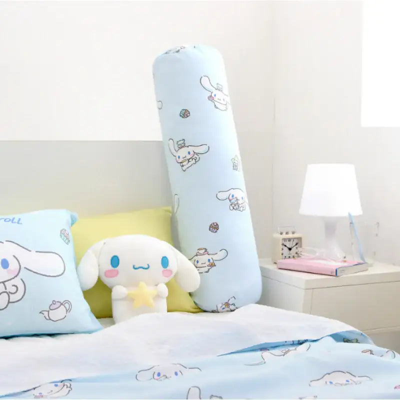 NARA HOME DECO x Sanrio - Cinnamoroll Round Body Pillow Milky - NARA HOME DECO - Long pillow - Harumio