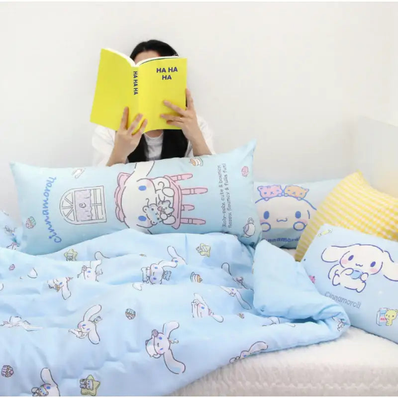 NARA HOME DECO X Sanrio - Cinnamoroll Square Body Pillow Milky - NARA HOME DECO - Body Pillow - Harumio