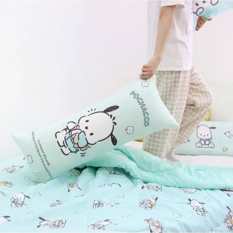 NARA HOME DECO X Sanrio - Pochacco Square Body Pillow Follow - NARA HOME DECO - Body Pillow - Harumio