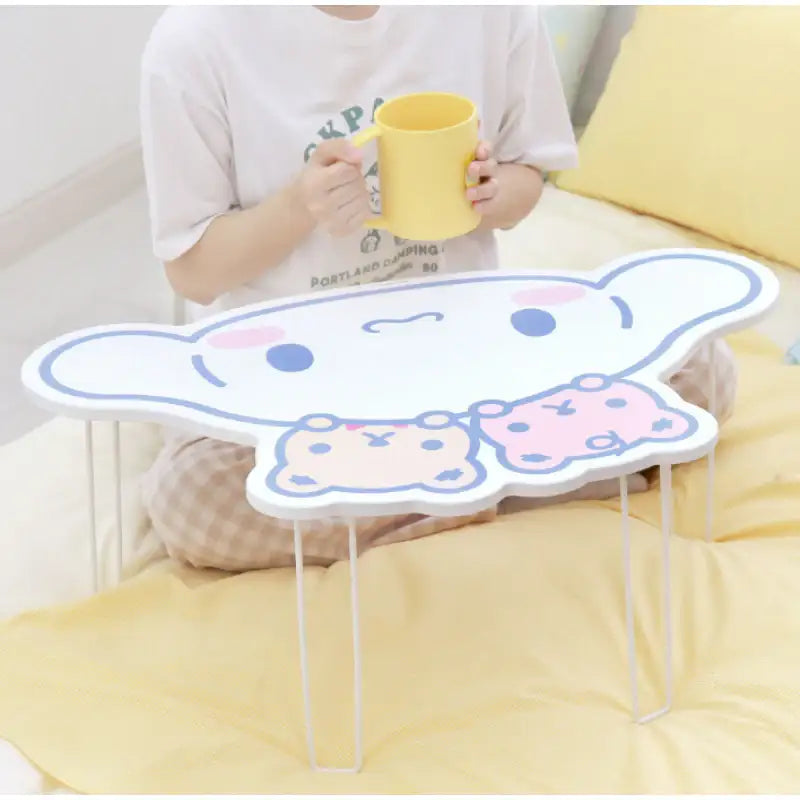 NARA HOME DECO X Sanrio - Cinnamoroll Folding Table - NARA HOME DECO - Folding Table - Harumio