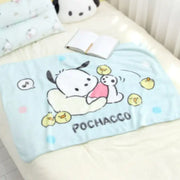 NARA HOME DECO X Sanrio - Pochacco Flannel Blanket - NARA HOME DECO - Blanket - Harumio