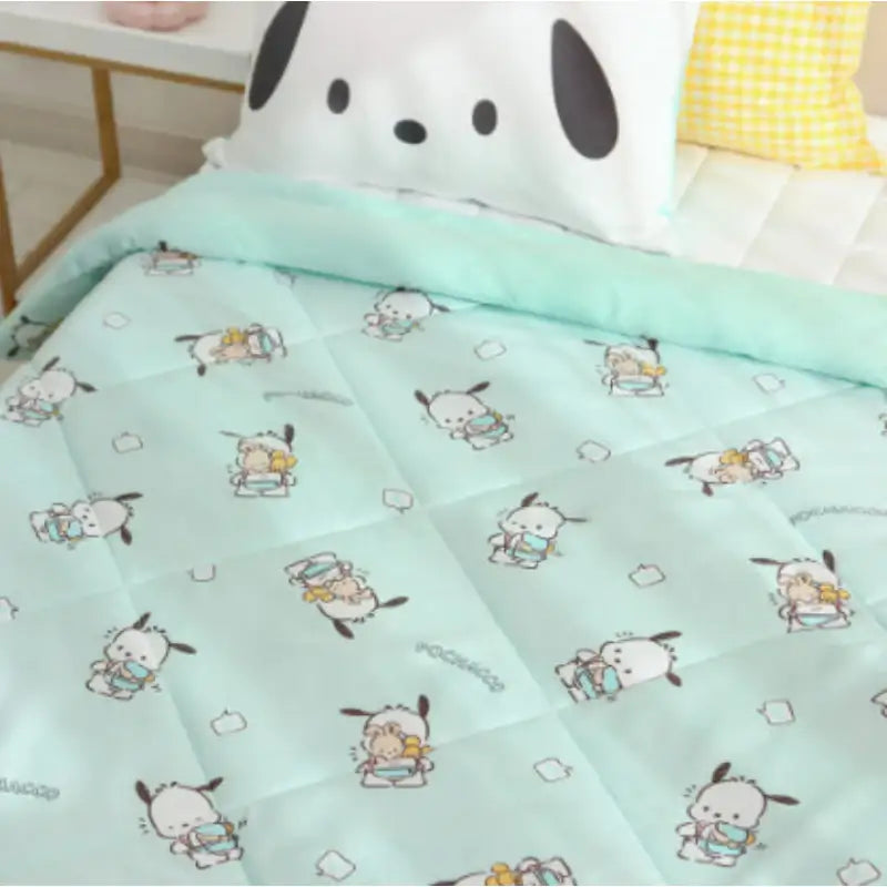 NARA HOME DECO X Sanrio - Pochacco Quilt New Follow - NARA HOME DECO - Blanket - Harumio