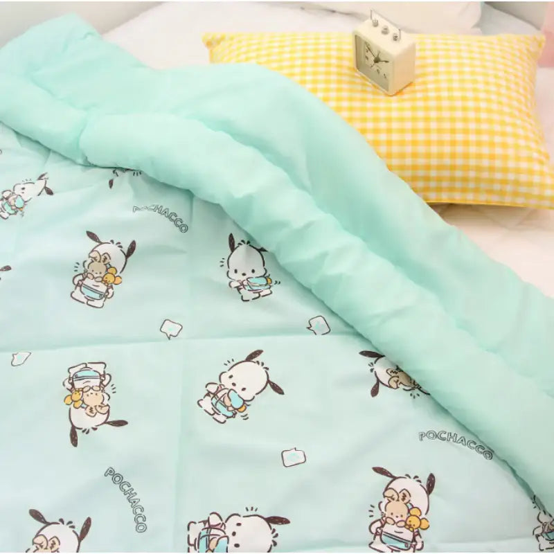 NARA HOME DECO X Sanrio - Pochacco Quilt New Follow - NARA HOME DECO - Blanket - Harumio
