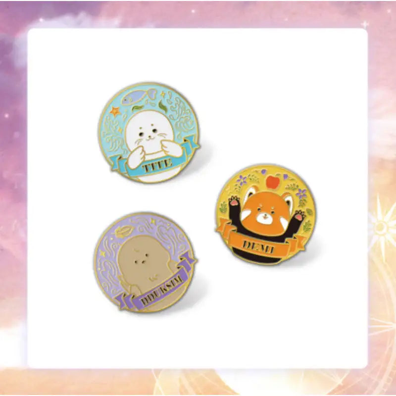 When the Third Wheel Strikes Back x Toonique - Metal Badge Set - Toonique - Metal Badge - Harumio