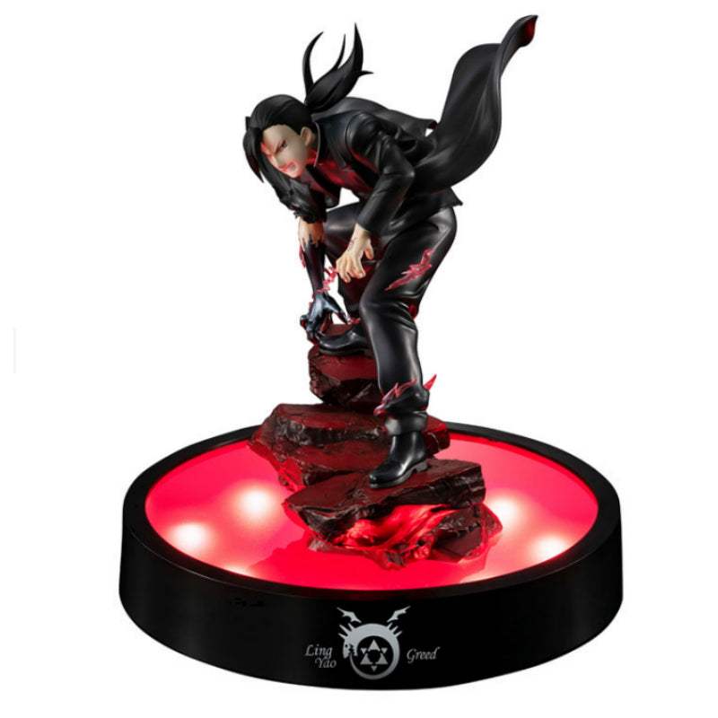 AmiAmi - Precious G.E.M. Series Fullmetal Alchemist Greed Lin Yao (with Light-up Base) - AmiAmi - Figure - Harumio