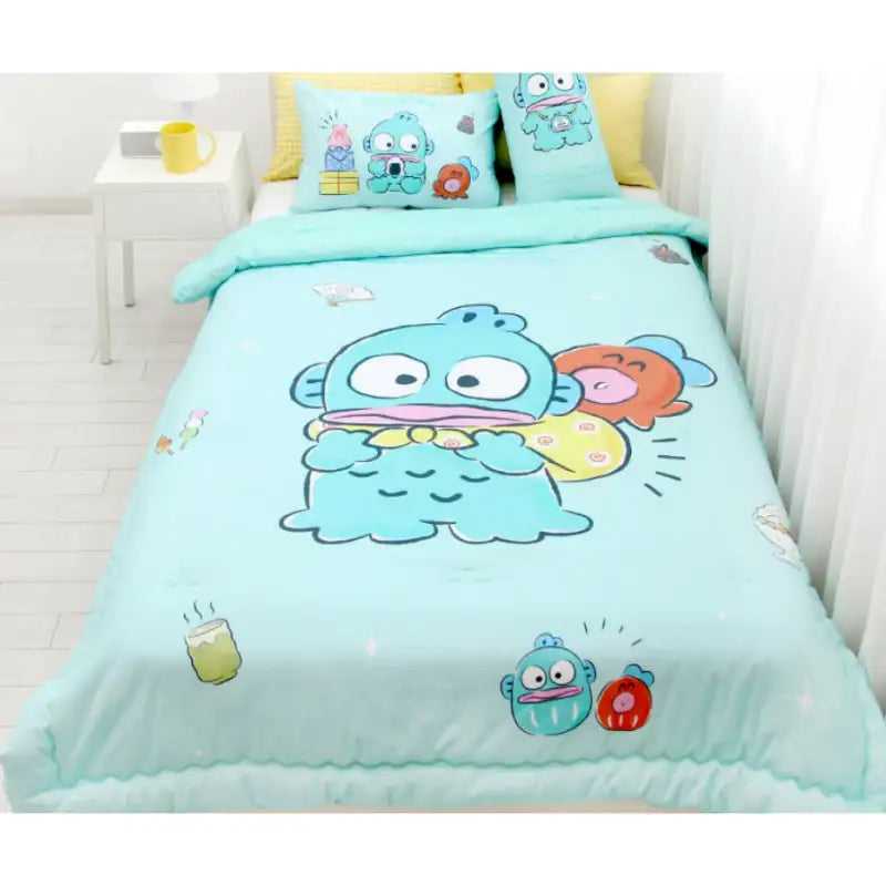 NARA HOME DECO X Sanrio - Hangyodon Pure Cotton Quilt Daily - NARA HOME DECO - Blanket - Harumio