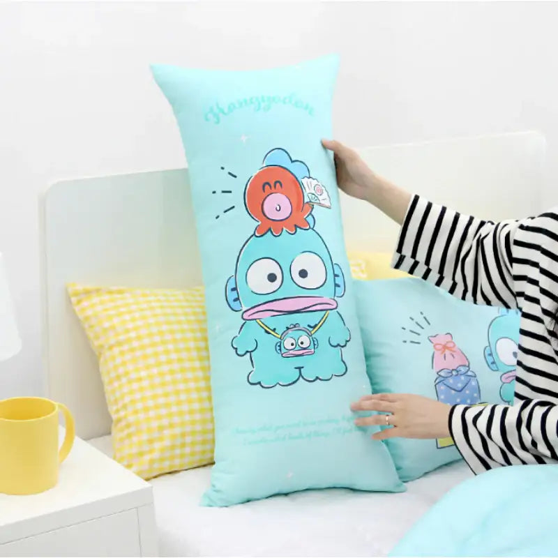 NARA HOME DECO x Sanrio - Hangyodon Square Body Pillow Daily - NARA HOME DECO - Long pillow - Harumio