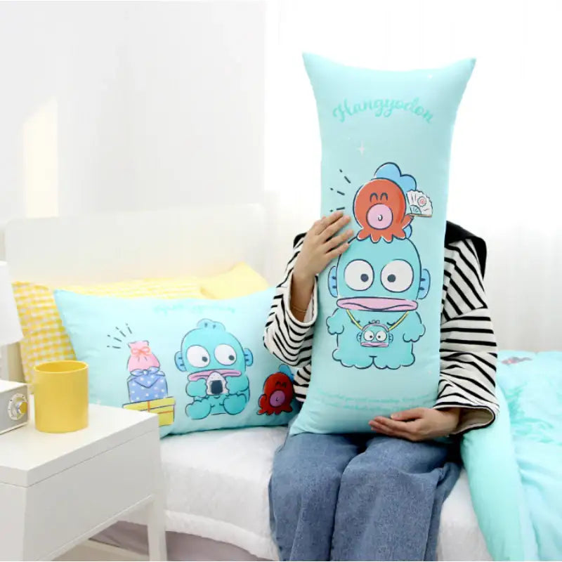 NARA HOME DECO x Sanrio - Hangyodon Square Body Pillow Daily - NARA HOME DECO - Long pillow - Harumio