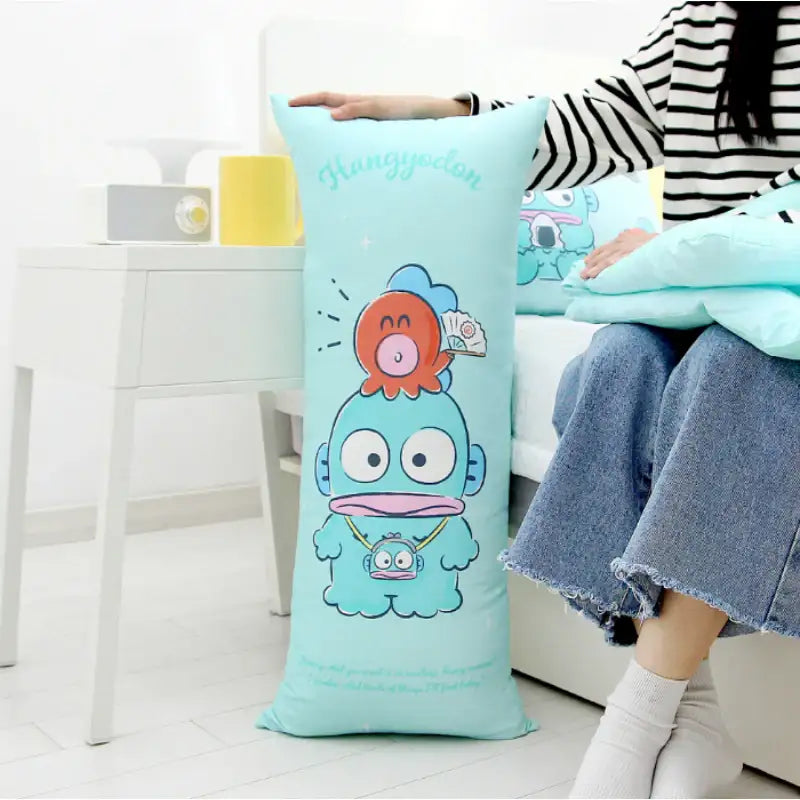 NARA HOME DECO x Sanrio - Hangyodon Square Body Pillow Daily - NARA HOME DECO - Long pillow - Harumio